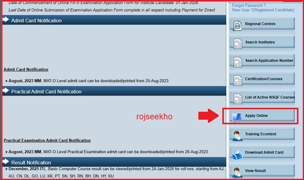 CCC Course Online Registration