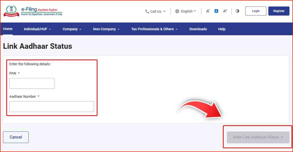 How to Link PAN Card with Aadhaar Card