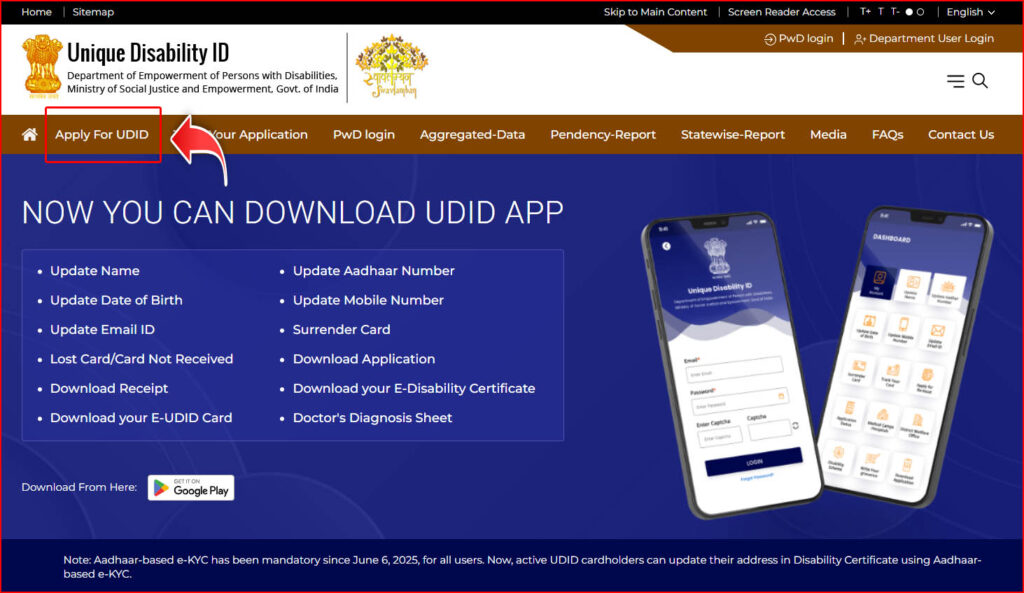 Benefits of UDID Card