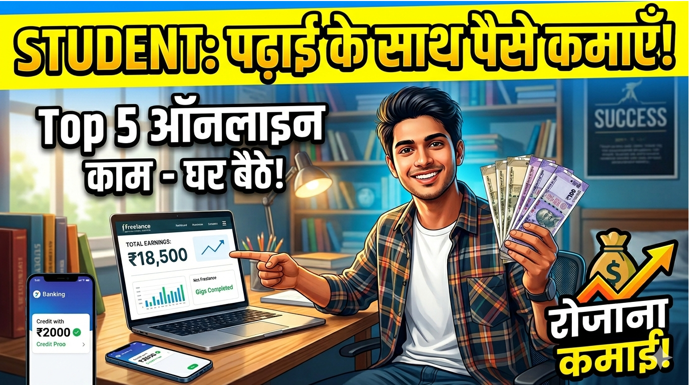 vidyarthi-padhai-ke-sath-paise-kaise-kamaye